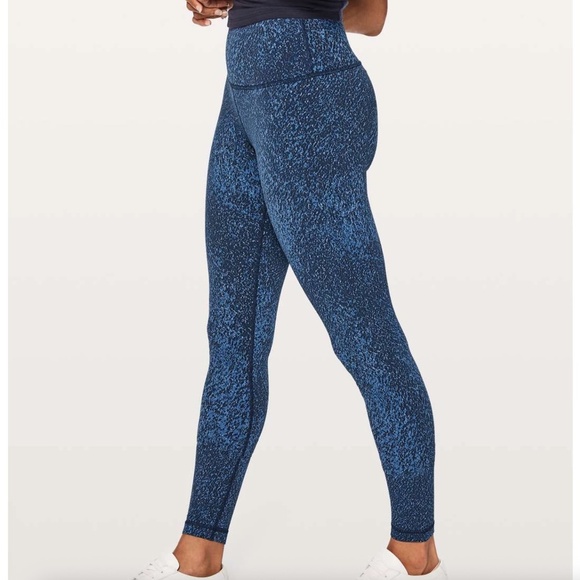 Lululemon Wunder Under Hi-Rise Tight 28", Mineral Deposit Lunar Eclipse Royal - Picture 1 of 4